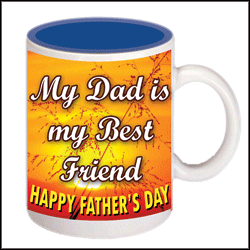 "Customised Photo Mug with Message (Dad)Code:F01 - Click here to View more details about this Product